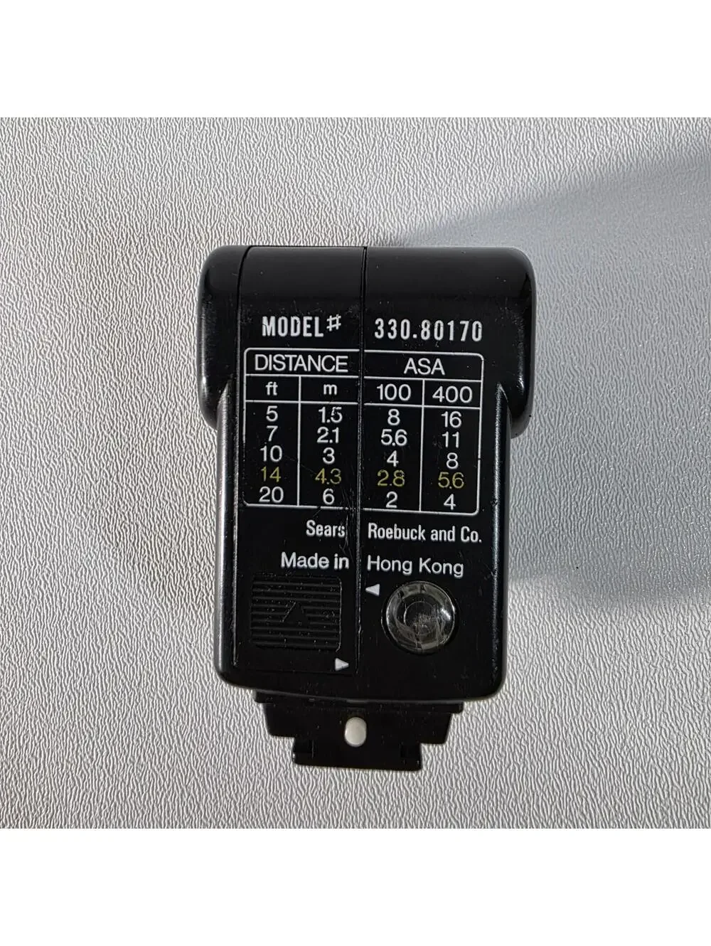 Vintage Sears 35mm Auto Electronic Flash Model 330.80170